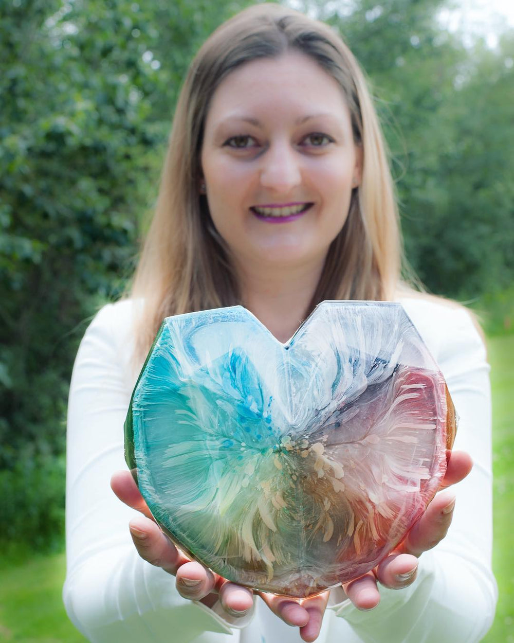 Heart of Colour (3D resin artwork)